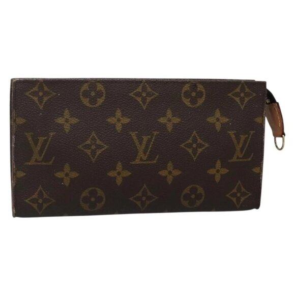 LOUIS VUITTON Monogram Bucket GM Accessory Pouch LV Auth - Picture 1 of 16